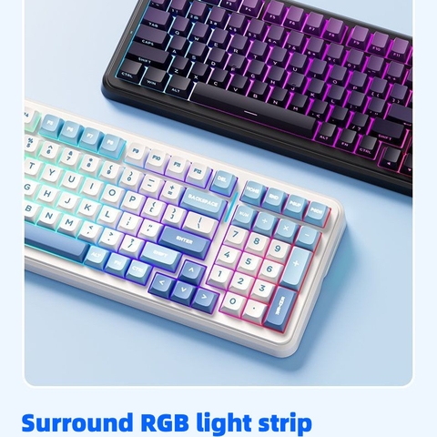 Bàn Phím Cơ Mchose K99 V2 - Layout 99, Gasket Mount, LED RGB, 3 Chế Độ Kết Nối | MKShop
