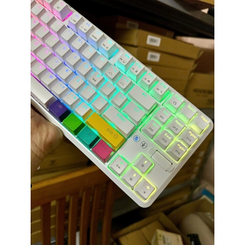 Bàn Phím Cơ Ajazz K870T - RGB, Bluetooth, Type-C Dual Mode | MKShop