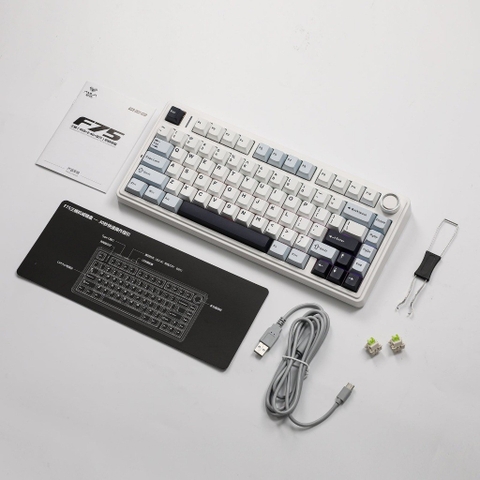 Bàn Phím Cơ Aula F75 | 3 Mode, Hotswap, RGB | MKShop