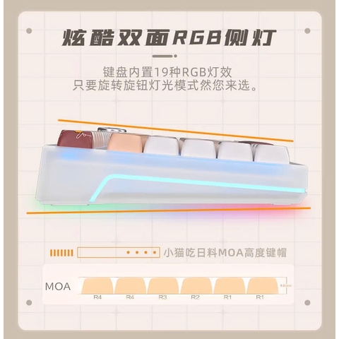 Bàn Phím Cơ Aula F98 Pro V2 - 95 Phím, 3 Chế Độ Kết Nối, LED RGB, Silent Switch | MKShop