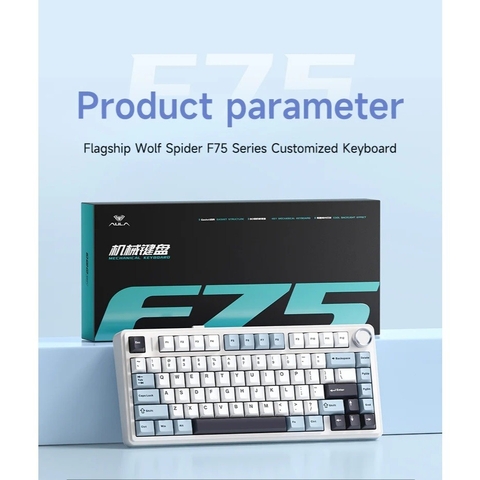 Bàn Phím Cơ Aula F75 | 3 Mode, Hotswap, RGB | MKShop