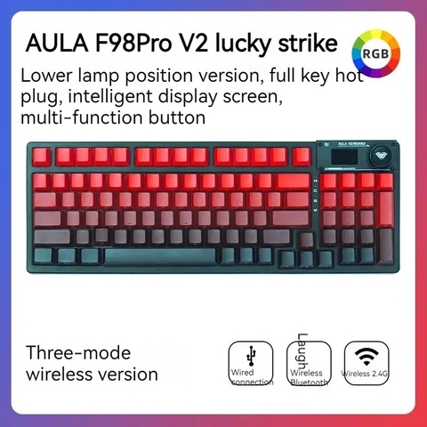 Bàn phím cơ Aula F98 Pro V2 NINJA - Silent switch