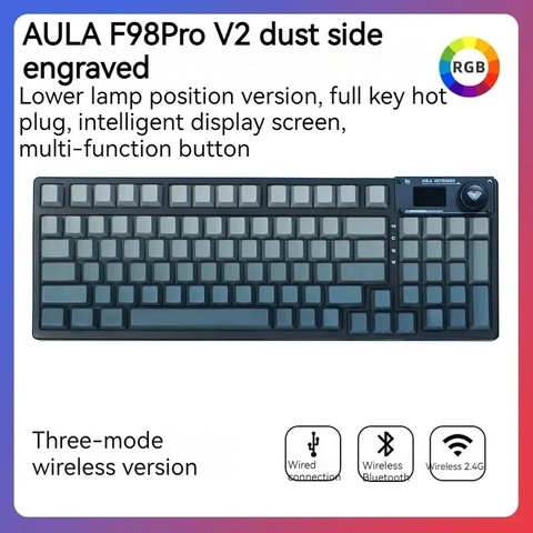 Bàn phím cơ Aula F98 Pro V2 NINJA - Silent switch