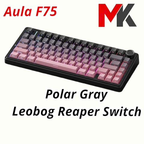 Bàn Phím Cơ Aula F75 | 3 Mode, Hotswap, RGB | MKShop