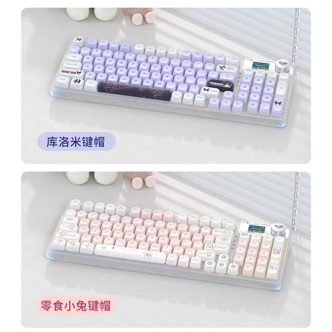 Bàn Phím Cơ Aula F98 Pro V2 - 95 Phím, 3 Chế Độ Kết Nối, LED RGB, Silent Switch | MKShop