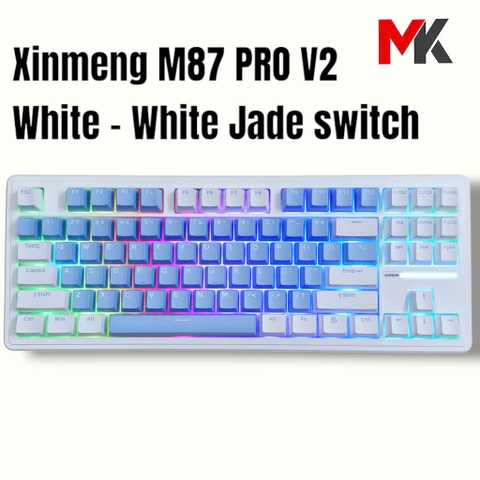 Bàn Phím Cơ Xinmeng M87 Pro V2 - Gasket Mount, LED RGB, 3 Chế Độ Kết Nối | MKShop