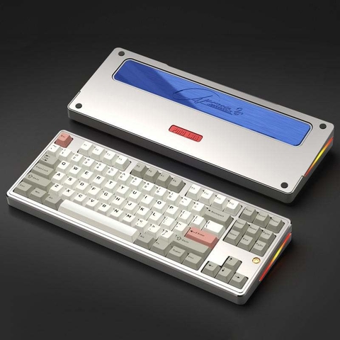 Bàn Phím Cơ PMO Aurora 80 TKL 87 Phím - Nhôm CNC, 3 Mode, Gasket Mount, RGB Aurora | MKShop