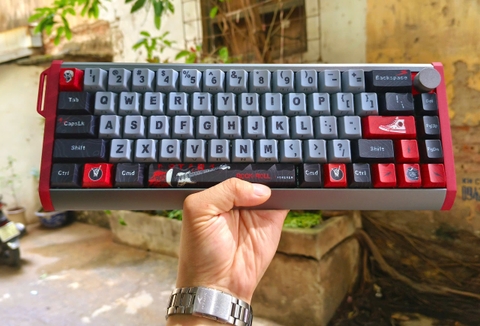 Bàn Phím Cơ Skyloong GK68HE Aluminum - Plateless Gasket, Switch Từ Tính, 8K Polling | MKShop
