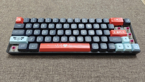 Bàn Phím Cơ CIY Tester68 (Cũ) - Switch KTT Wine Red, Dual Mode | MKShop