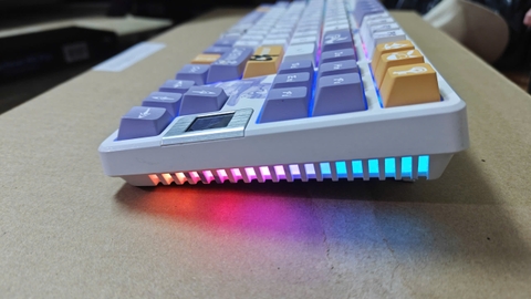 Bàn Phím Cơ Valkyrie VK87 Merlin (Cũ) - Màn Hình LCD, 3 Mode, Valkyrie Linear | MKShop