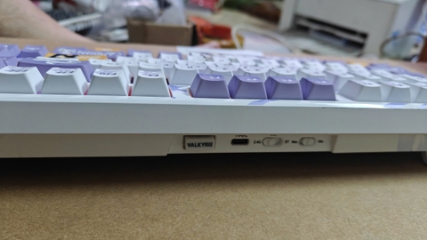 Bàn Phím Cơ Valkyrie VK87 Merlin (Cũ) - Màn Hình LCD, 3 Mode, Valkyrie Linear | MKShop