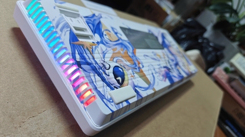 Bàn Phím Cơ Valkyrie VK87 Merlin (Cũ) - Màn Hình LCD, 3 Mode, Valkyrie Linear | MKShop