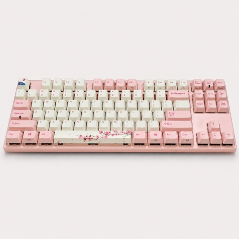 Bàn Phím Cơ Varmilo VA87M Cherry Blossom (Cũ) - Switch Cherry Silent Red | MKShop