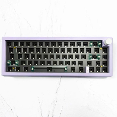 Kit bàn phím cơ GMK67 3 mode mạch xuôi gasket RGB hotswap