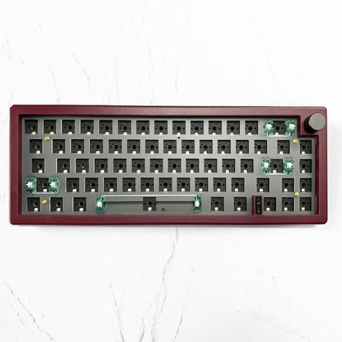 Kit bàn phím cơ GMK67 3 mode mạch xuôi gasket RGB hotswap