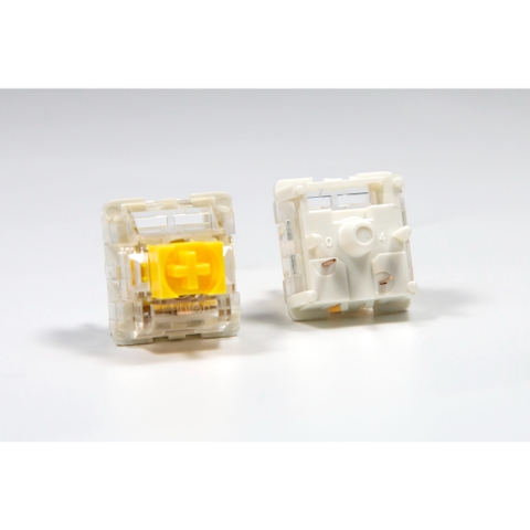 Combo 5 công tắc switch Fuhlen Linear Ice Crystal Yellow Pro Silver Pro