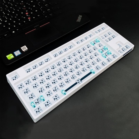 Kit bàn phím cơ Player 87 - 3 Modes Mạch xuôi Hotswap RGB