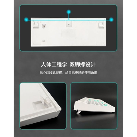Kit bàn phím cơ Player 87 - 3 Modes Mạch xuôi Hotswap RGB