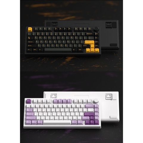 Bàn phím cơ FL GP75 3 Modes Mạch Xuôi Hotswap RGB Chính Hãng