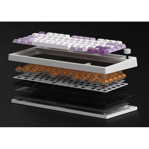 Bàn phím cơ FL GP75 3 Modes Mạch Xuôi Hotswap RGB Chính Hãng