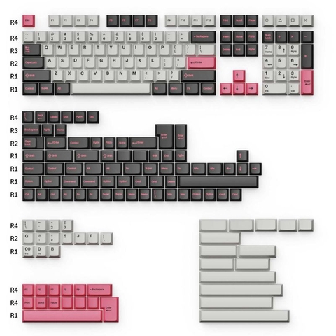 Bộ nút Keycap Keychron PBT Double Shot 219 phím nhiều mẫu