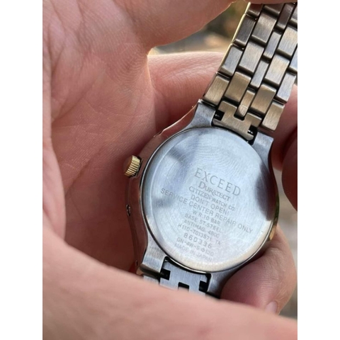 Đồng hồ nam Citizen Exceed H110 T103571 Pin Solar, Radio Control