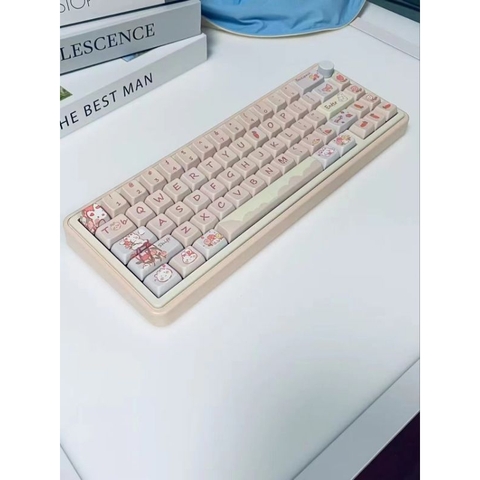 [Sẵn hàng] Kit bàn phím cơ LMK67 Nhôm 3 Modes QMK/VIA