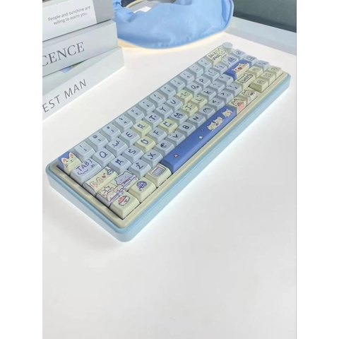 [Sẵn hàng] Kit bàn phím cơ LMK67 Nhôm 3 Modes QMK/VIA