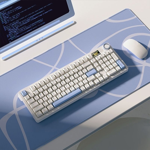 Bàn phím cơ Jamesdonkey RS2 3.0 Màn hình tùy chỉnh, núm vặn, Hotswap, RGB, 3 Modes, Gasket Mount Pro