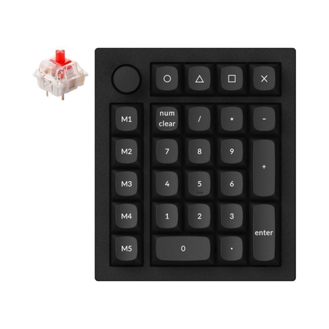 Bàn phím cơ Numpad Keychron Q0 Plus - Keymap QMK/VIA - Vỏ nhôm