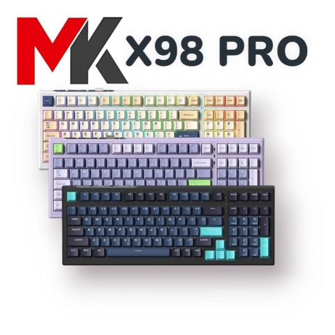 Bàn Phím Cơ Xinmeng X98 Pro v2 - 98% Layout, Mạch Xuôi, LED RGB, Hotswap | MKShop