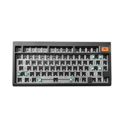 Bộ kit bàn phím cơ GMK81 75% LED RGB hỗ trợ VIA 3 mode kết nối, màn hình TFT