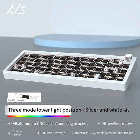 Bàn Phím Cơ AL65 - CNC Aluminum, 65% Layout, LED RGB, Hotswap | MKShop