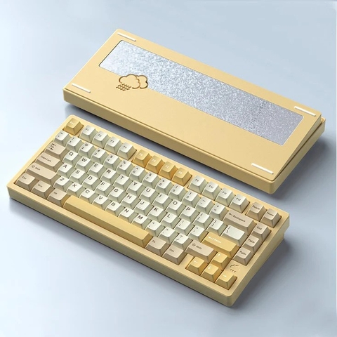 Bàn Phím Cơ Rainy75 - Full Nhôm, 3 Chế Độ Kết Nối, LED RGB, Hotswap | MKShop