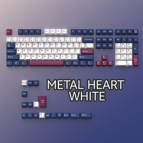 Bộ nút Keycap Cherry PBT double shot cho bàn phím cơ, đa layout cơ bản