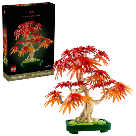 LEGO Botanical Japanese Red Maple Bonsai Tree The Botanical Collection 10348
