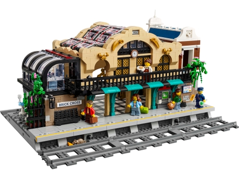 Lego Brick Cross Train Station 910034
