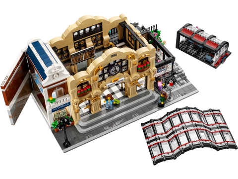 Lego Brick Cross Train Station 910034