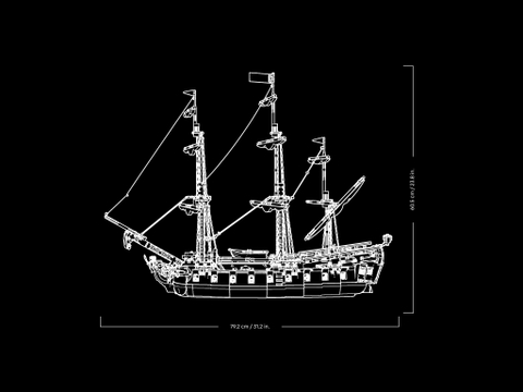 LEGO Bricklink Privateer Frigate Fortuna 910059