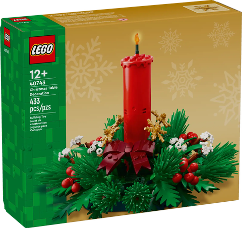 LEGO Botanical Christmas Table Decoration 40743