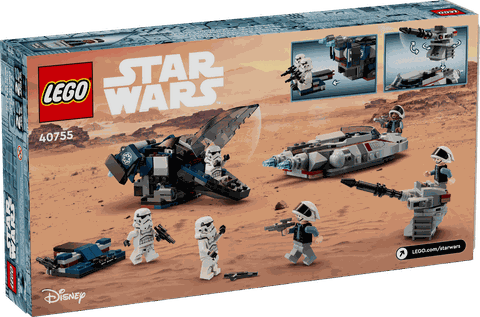 LEGO Star Wars Imperial Dropship vs. Rebel Scout Speeder 40755