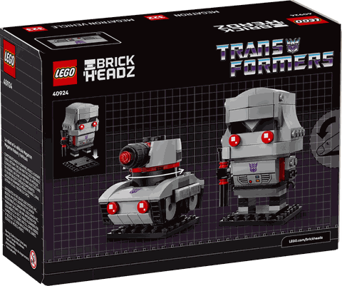 LEGO Brickhead Megatron Robot & Vehicle 40924