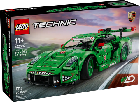 LEGO Technic Porsche 911 GT3 R REXY AO Racing Car 42224
