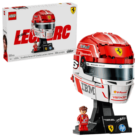 LEGO Scuderia Ferrari HP Charles Leclerc Helmet 43014