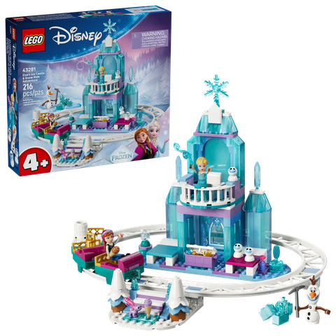 LEGO Elsa's Ice Castle & Snow Ride Adventure 43281