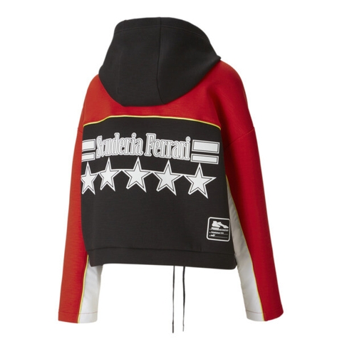 Puma x Ferrari Race x June Ambrose Motorsport Hoodie Rosso Corsa
