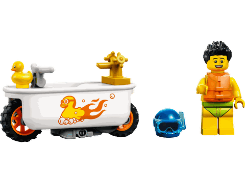 Lego City Bathtub Stunt Bike 60333