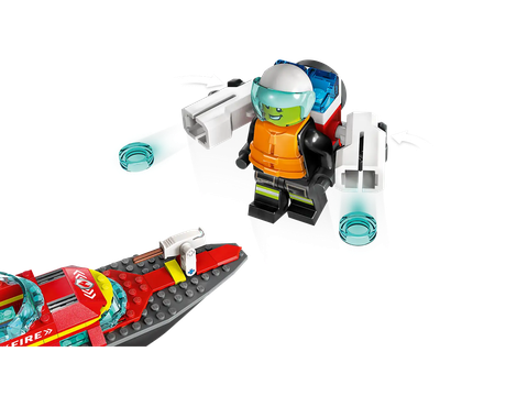 LEGO CITY Fire Rescue Boat 60373