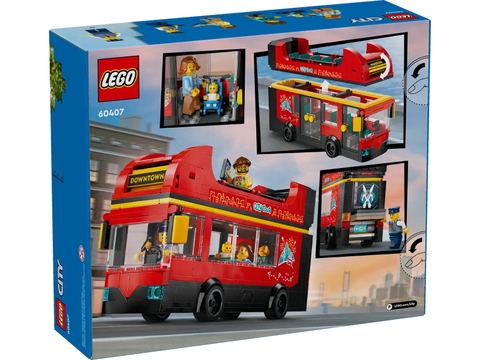 LEGO CITY Red Double-Decker Sightseeing Bus 60407