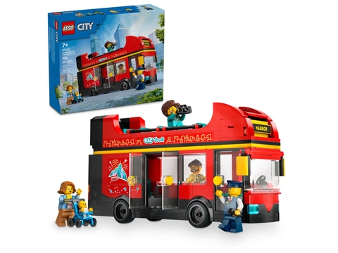 LEGO CITY Red Double-Decker Sightseeing Bus 60407